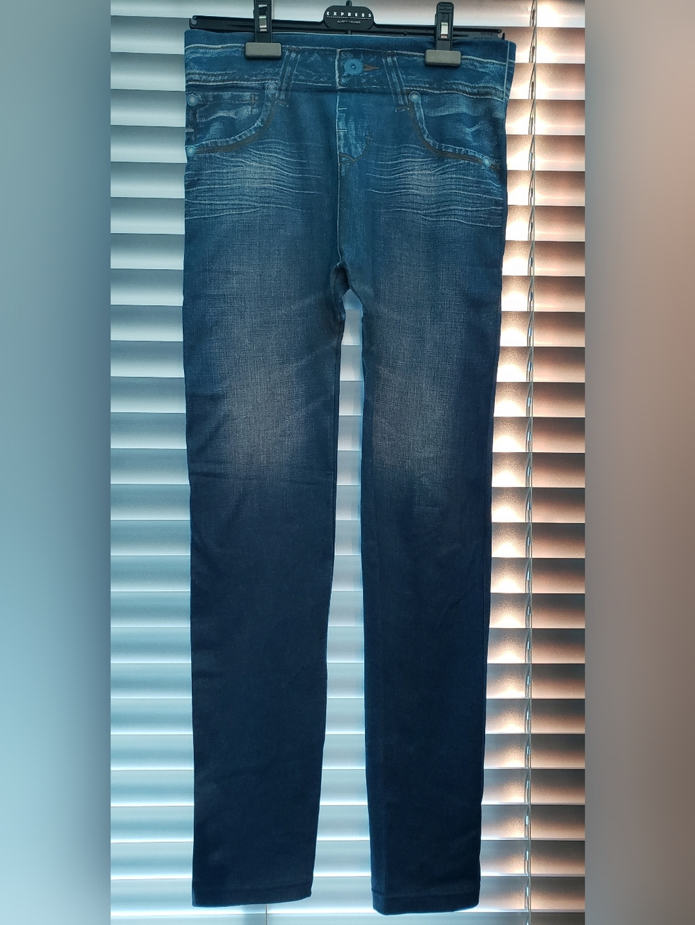GENIE 2X Denim-Print Jeggings